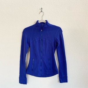 Lululemon blue full zip athletic jacket size 2